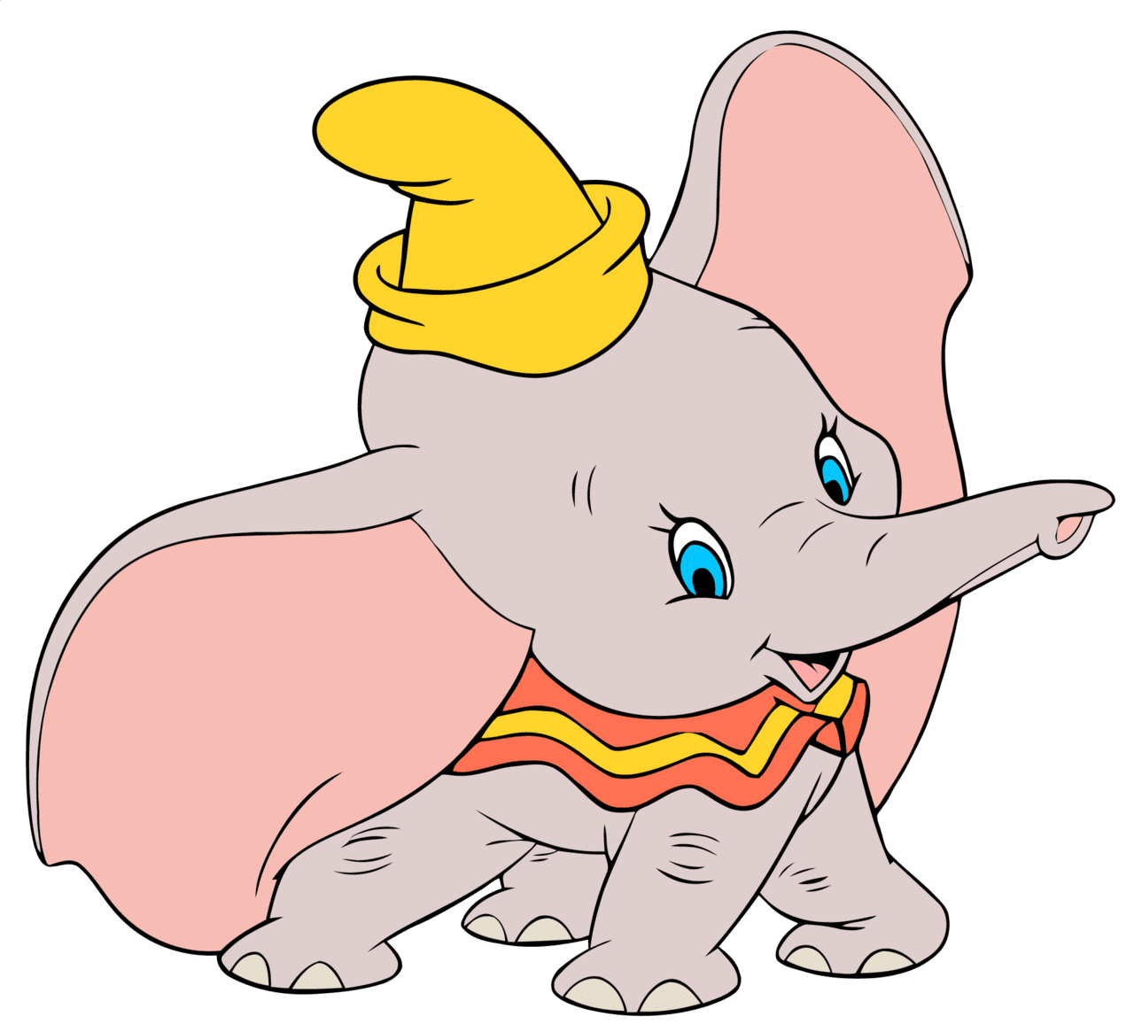 Elephant dumbo clipart free