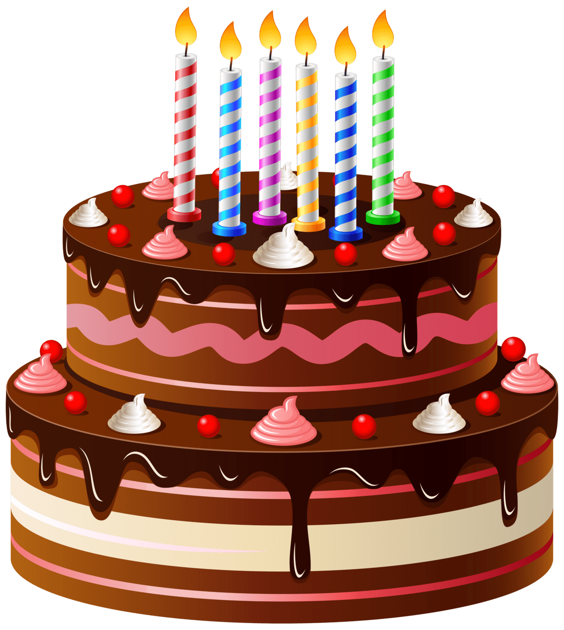 Happy birthday cake clipart photo