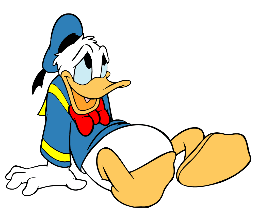 Donald duck cartoon ic characters clipart photo