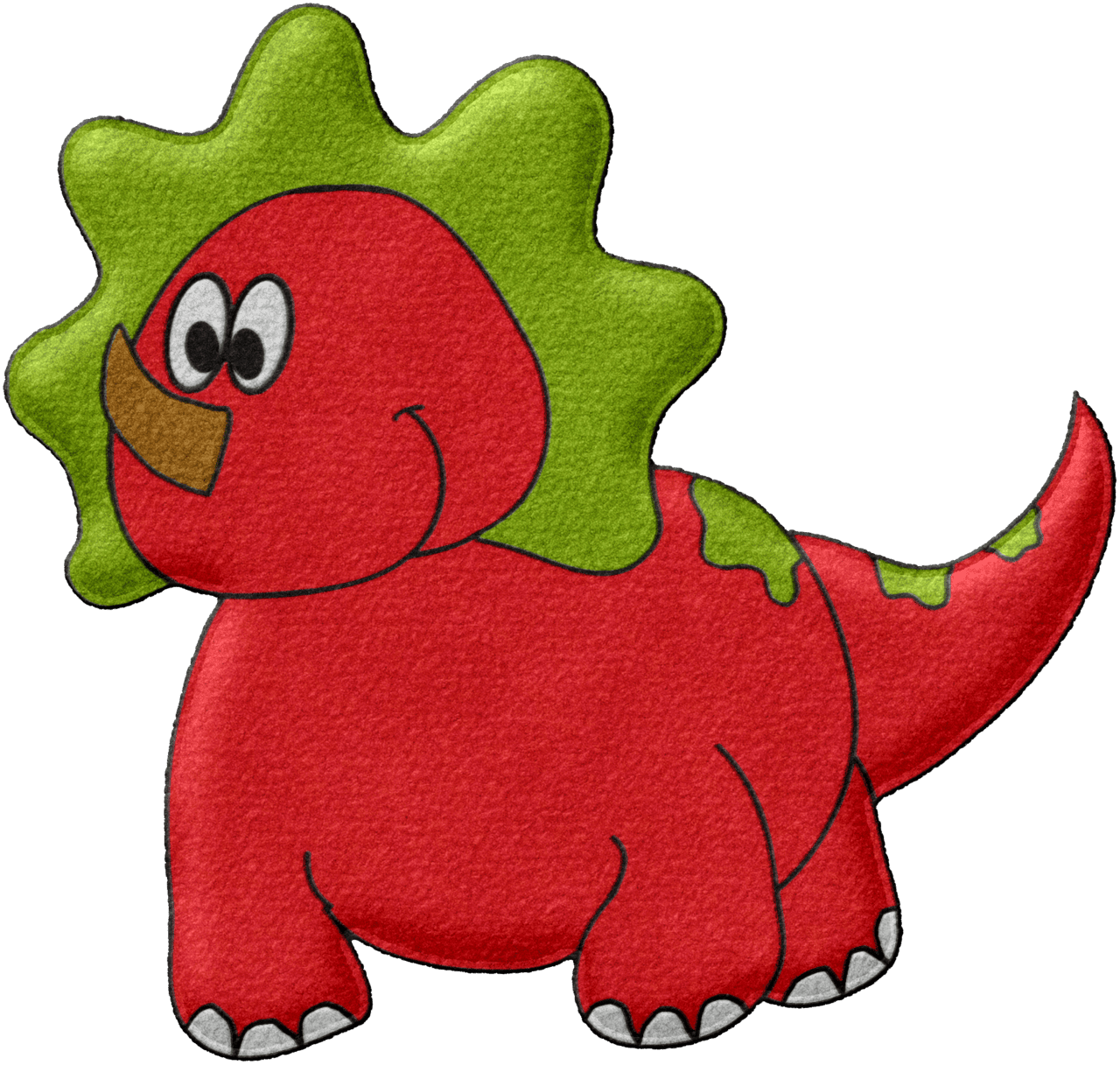 Dinosaur pin page clipart picture 2