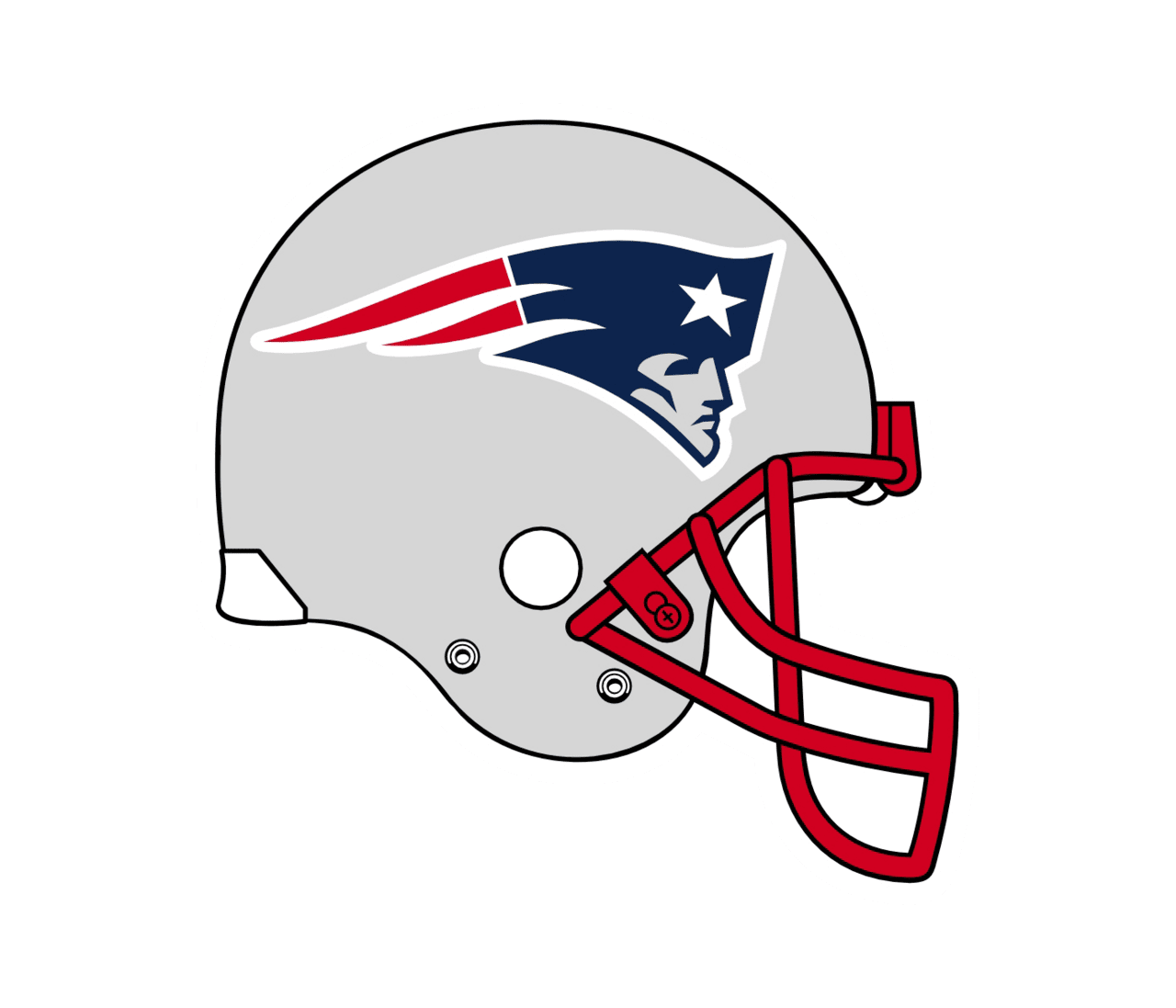 Football new england patriots logo vector bie supply clipart