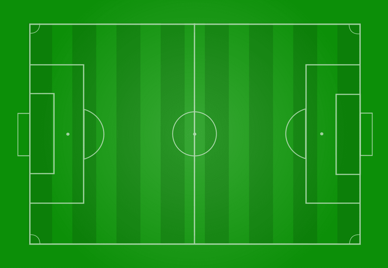 Football soccer field clipart image