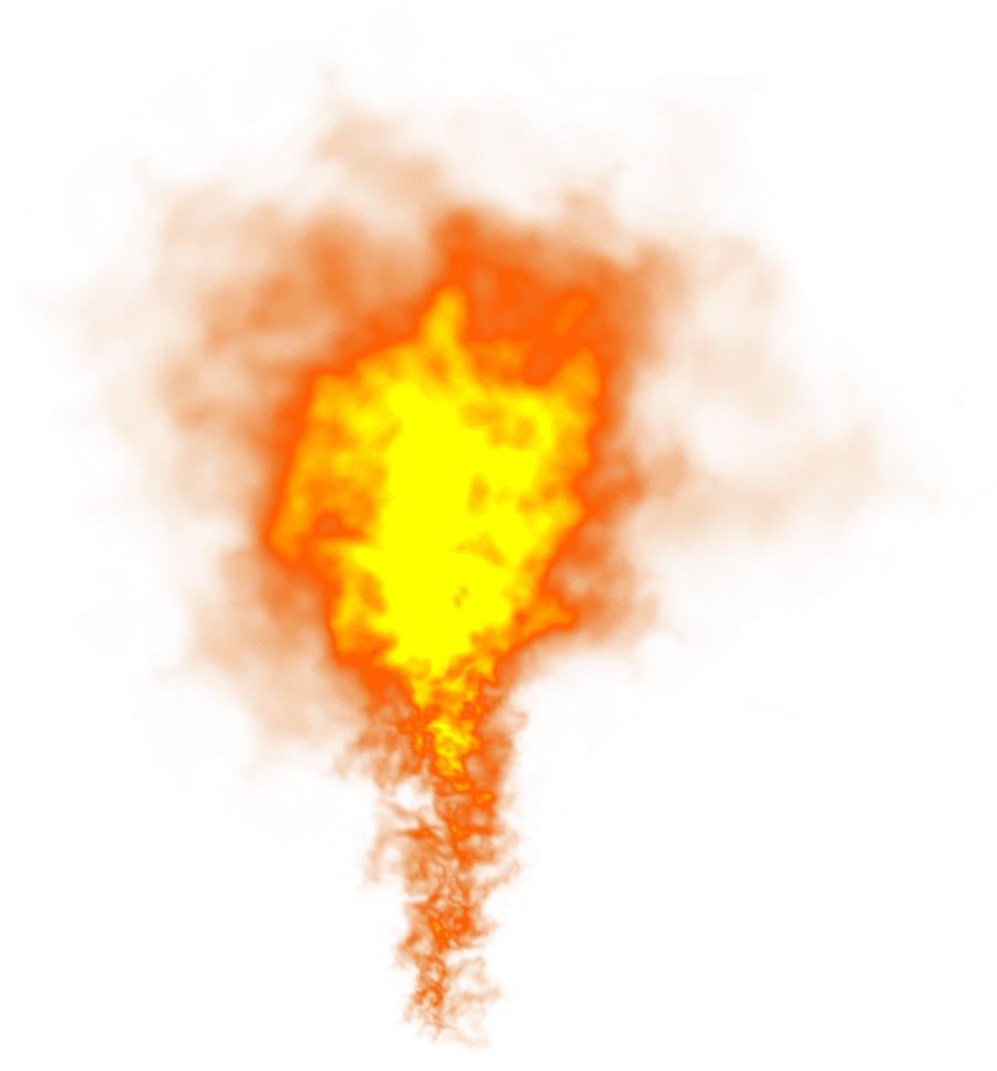 Bright flame fire clipart photo