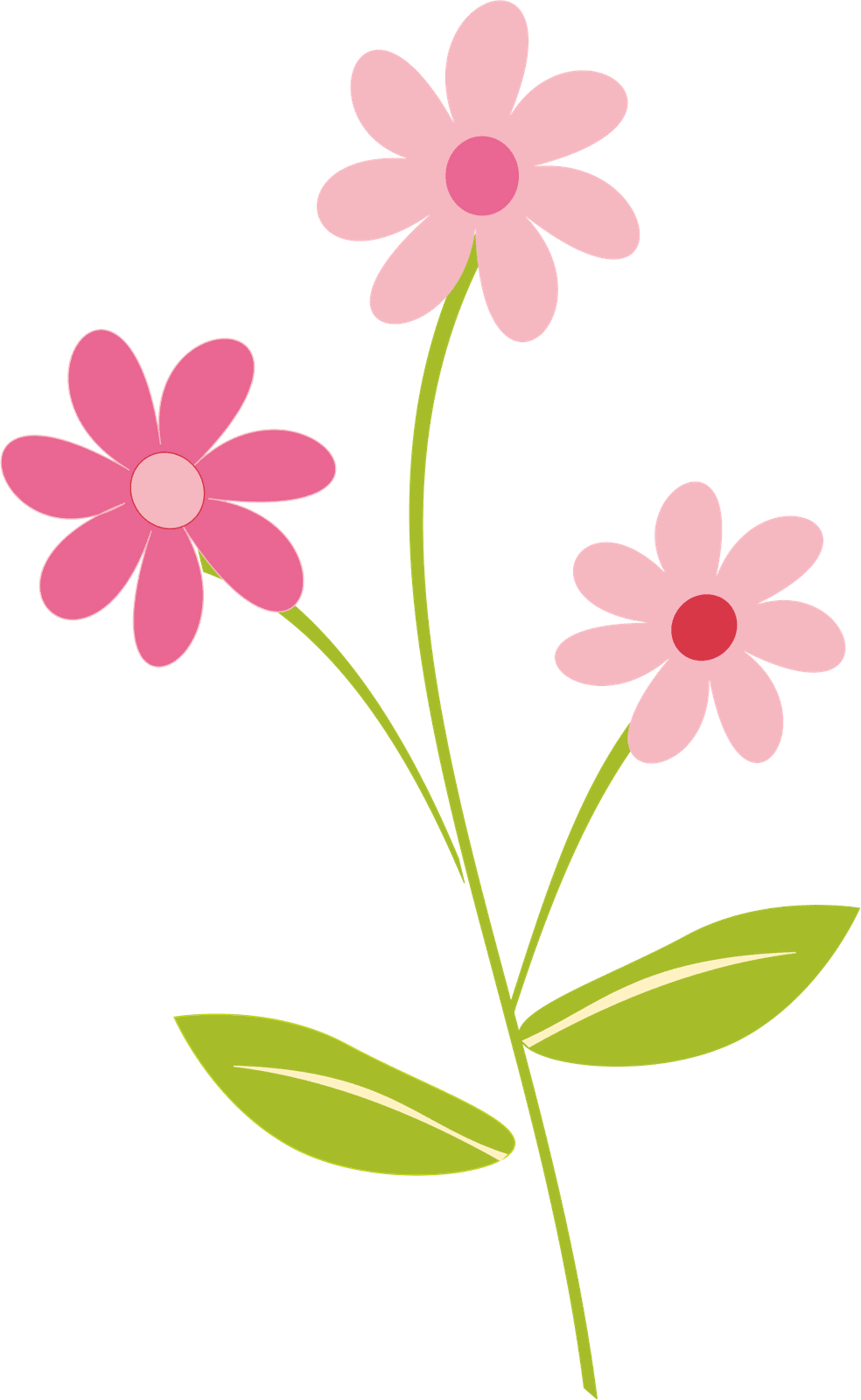 Cartoon flowers clipart logo