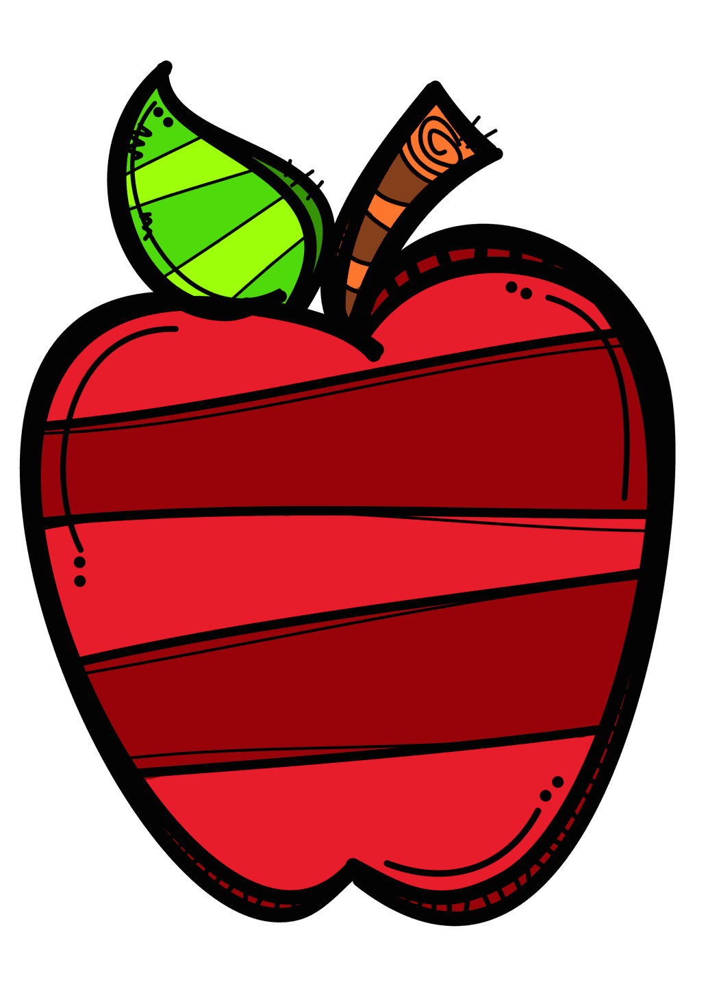 Apple pin page clipart background