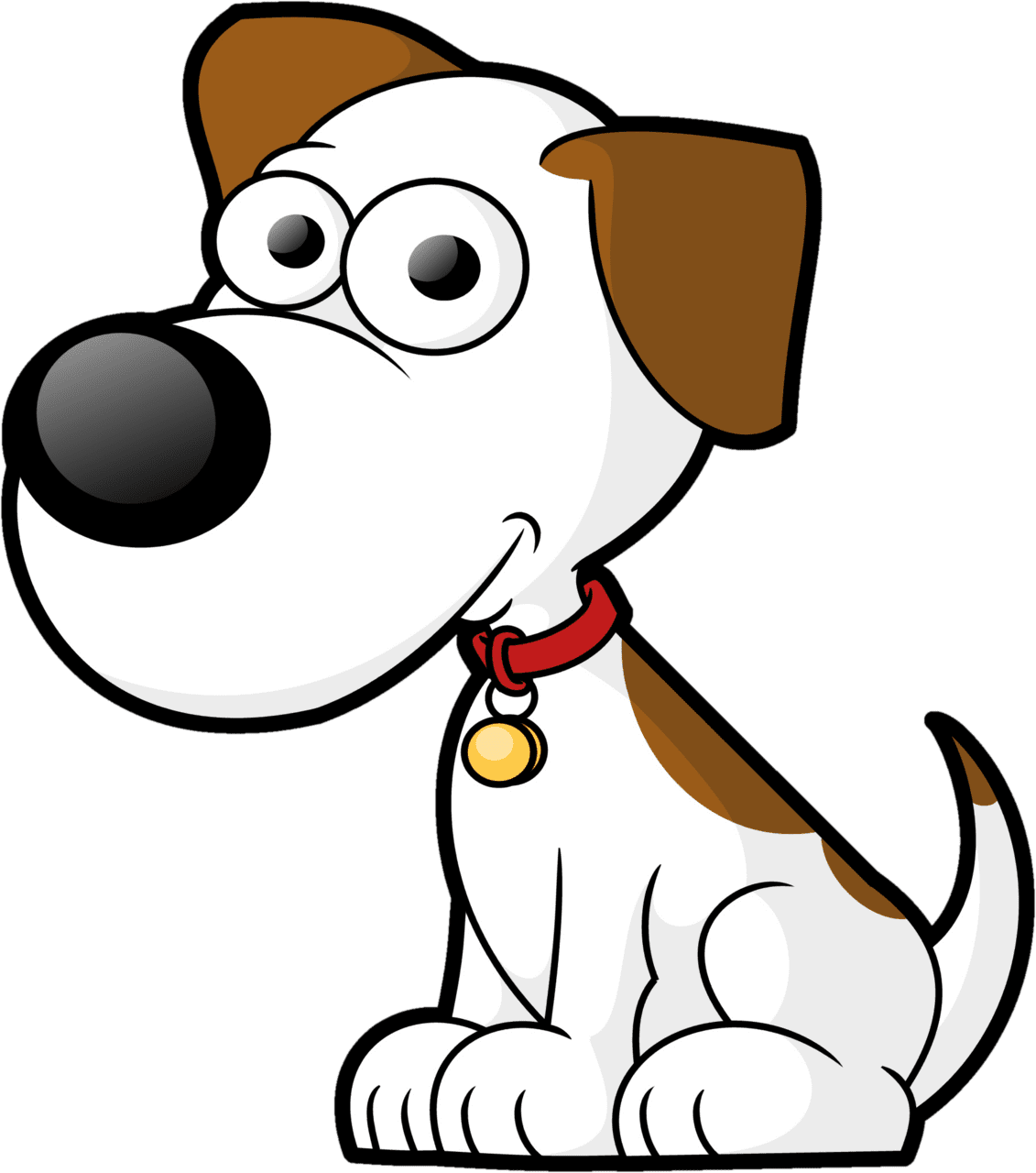 Cartoon dog vector clipart vectors