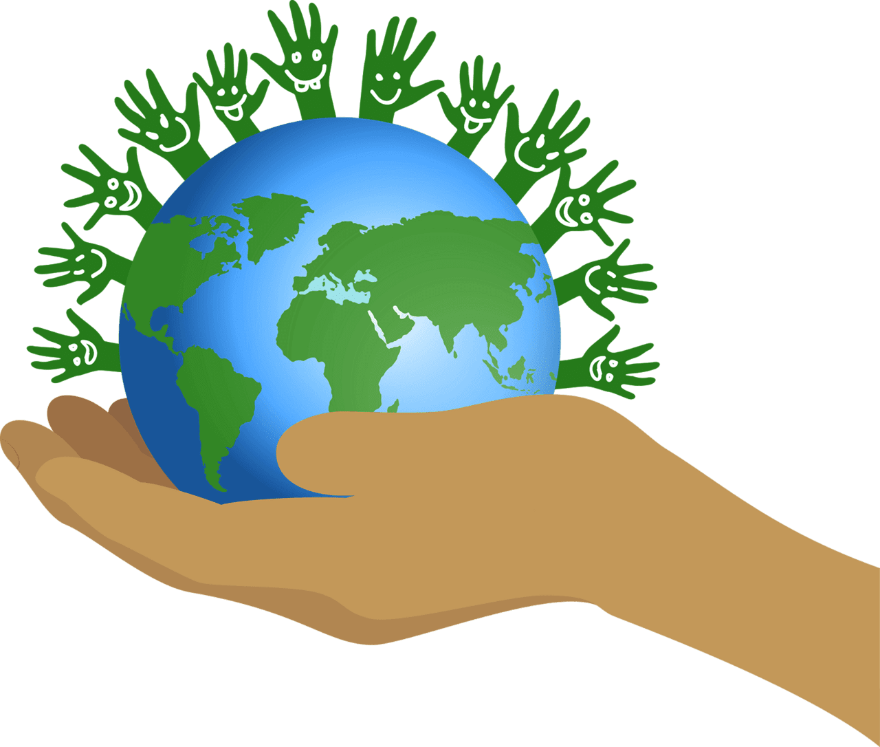 Earth world environment day clipart transparent