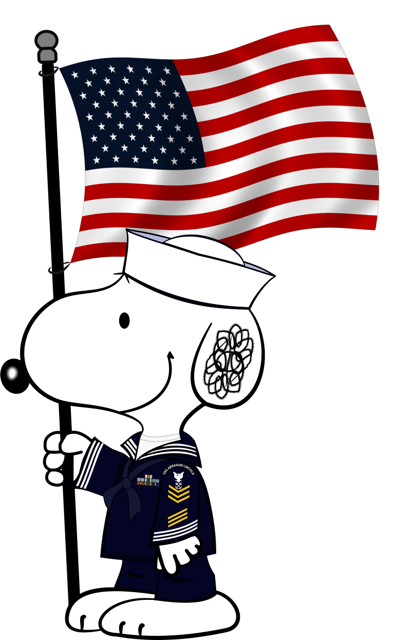 American flag pin page clipart picture