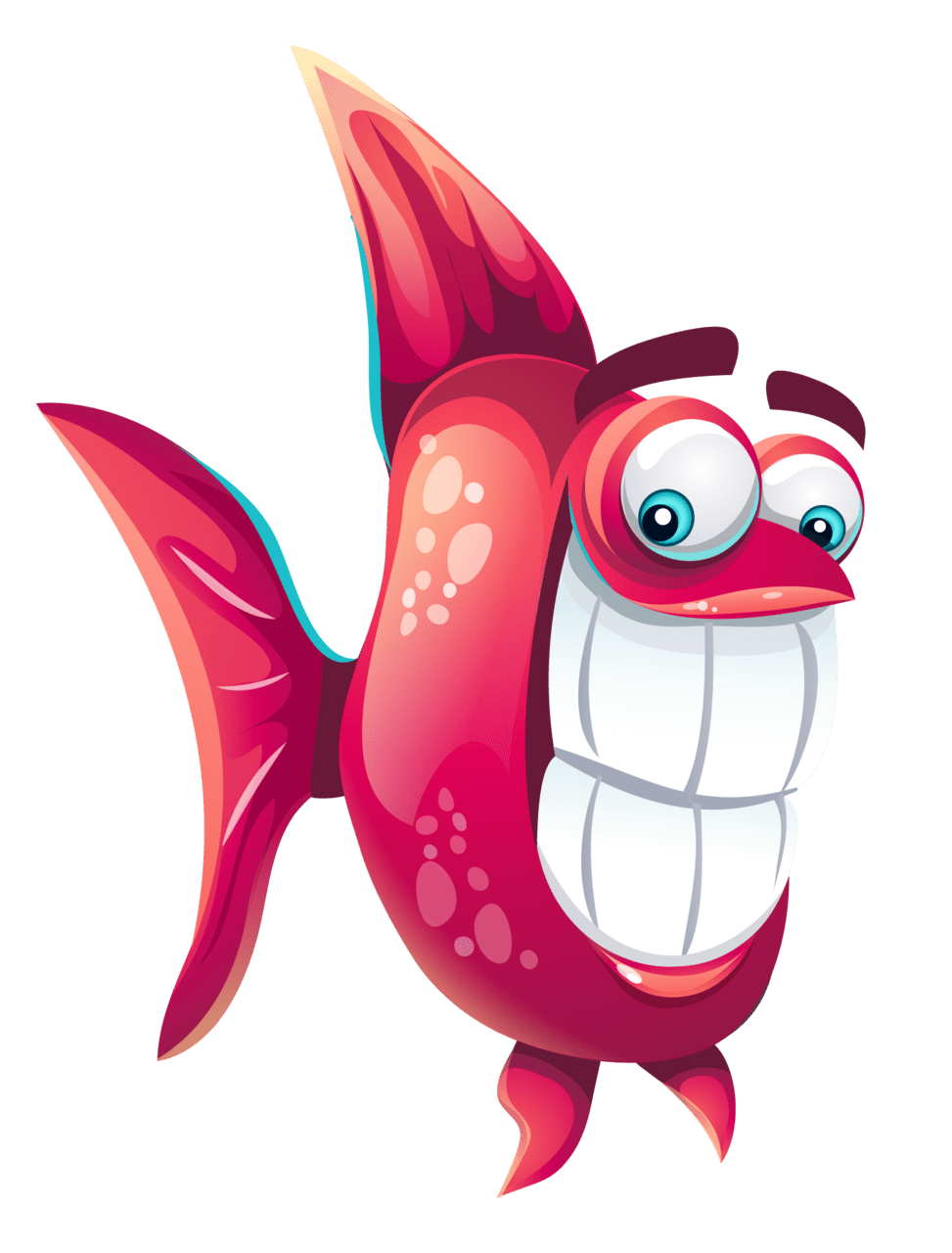 Fish pin page clipart background
