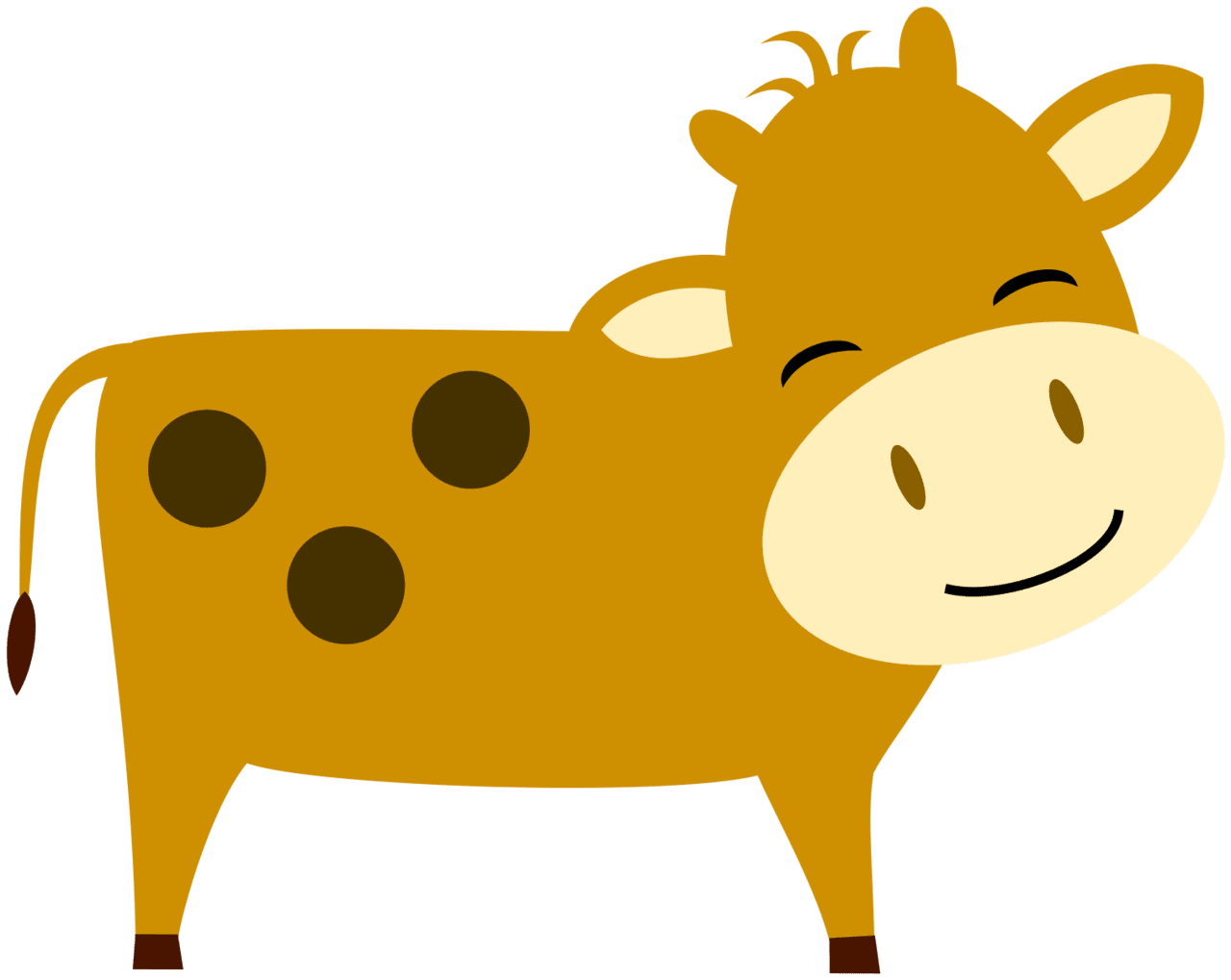 Cow animales de granja clipart background