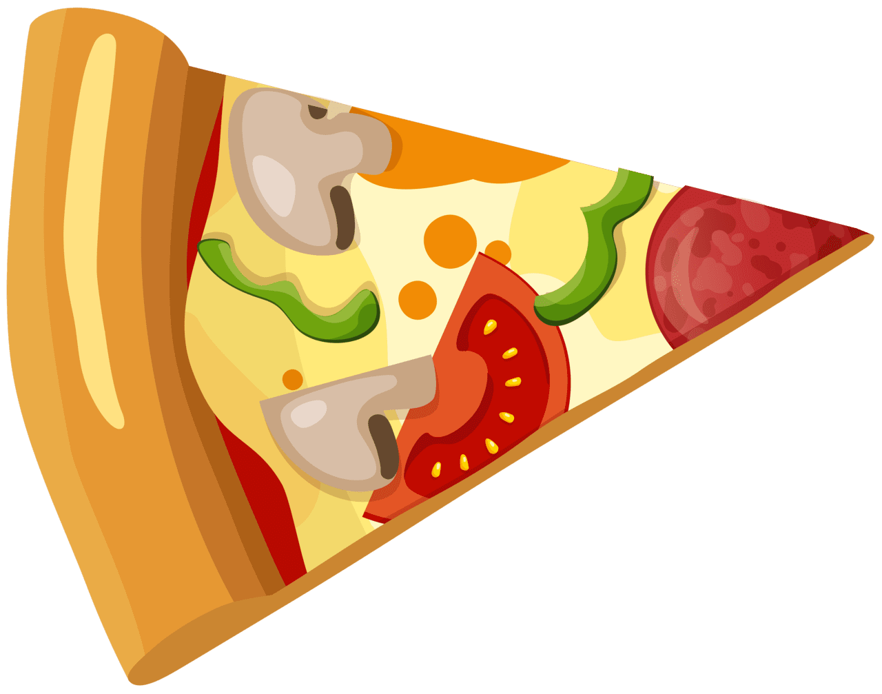 Pizza pin page clipart transparent