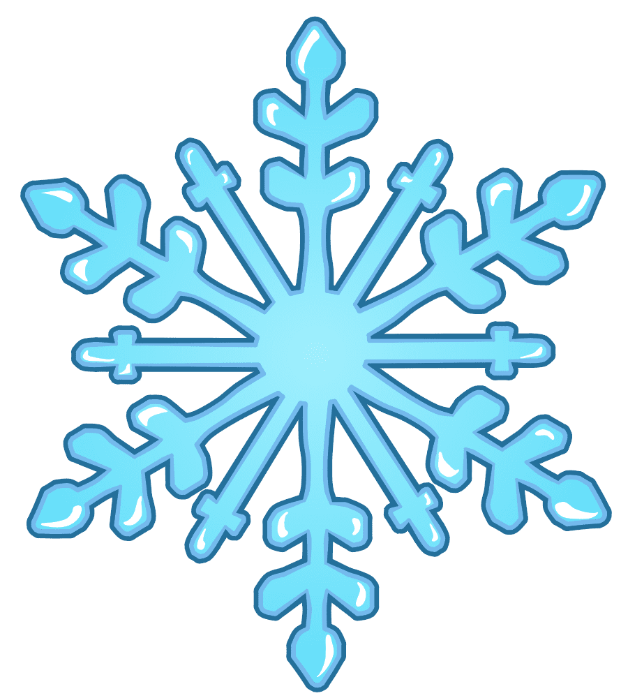 Snowflake blue clipart background