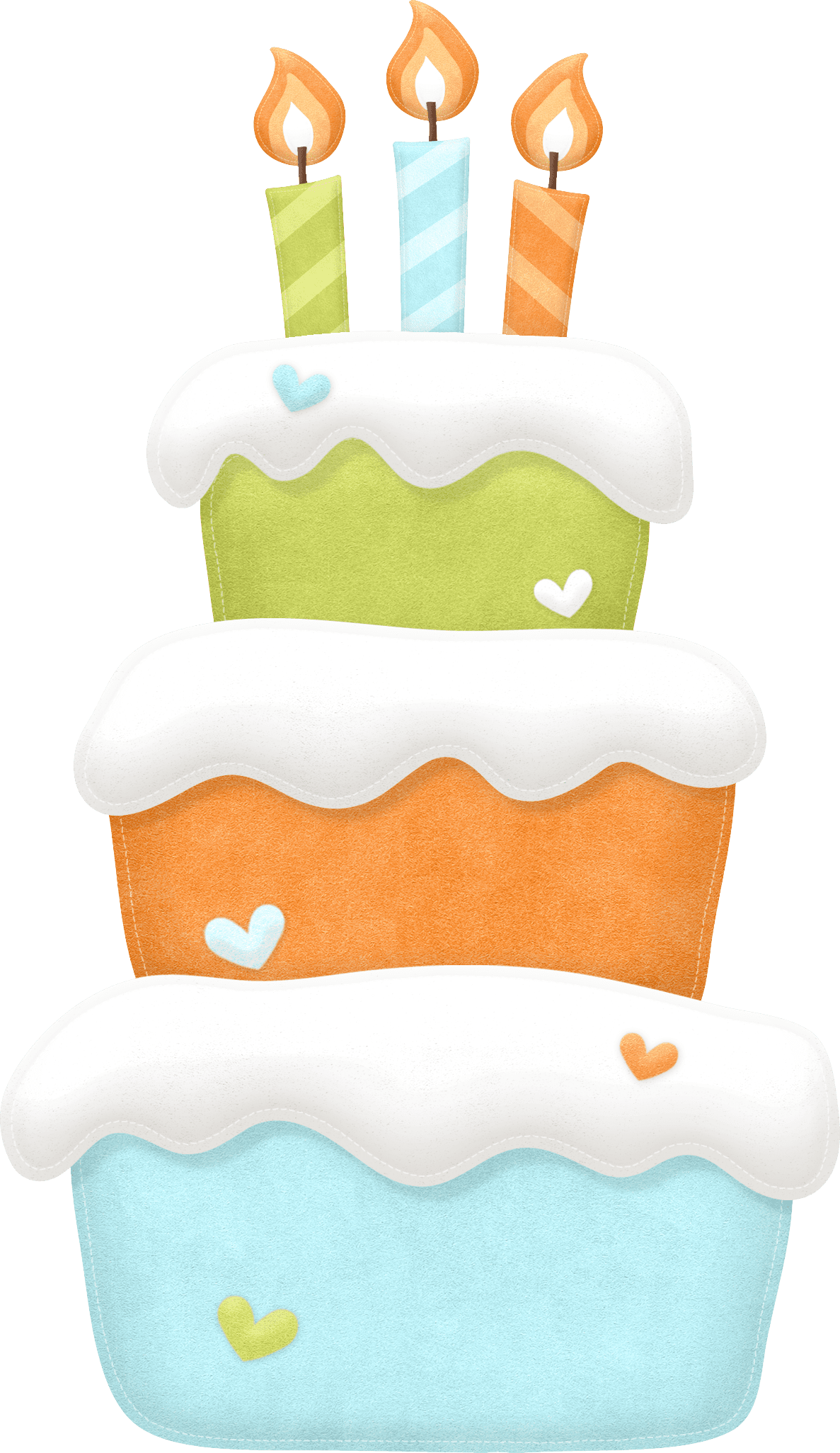 Birthday cake pin page clipart picture