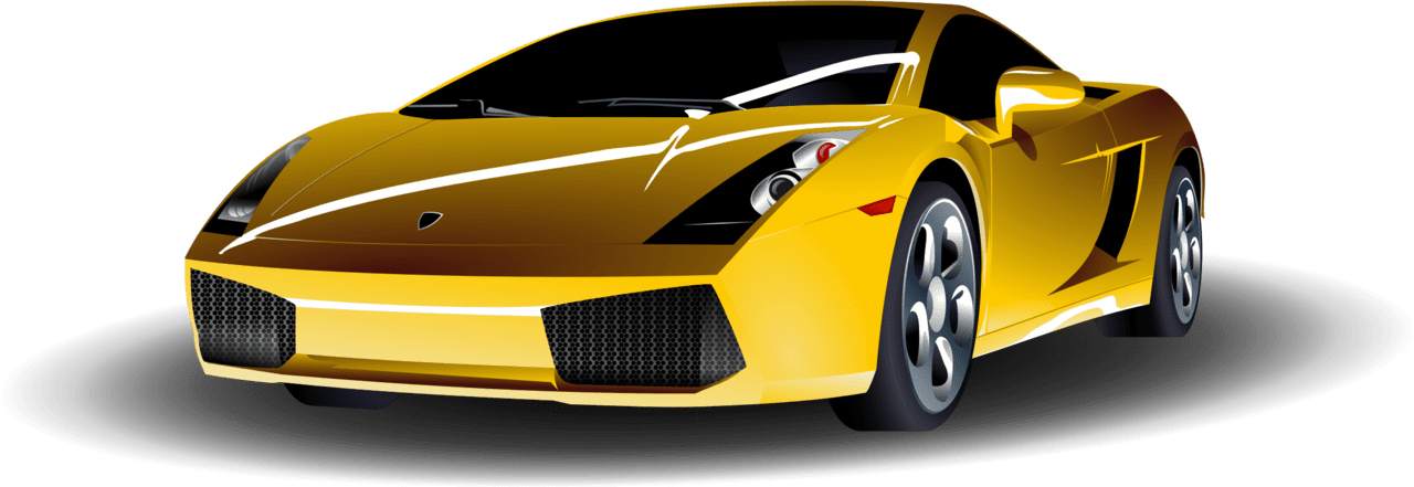 Sports car clipart vector