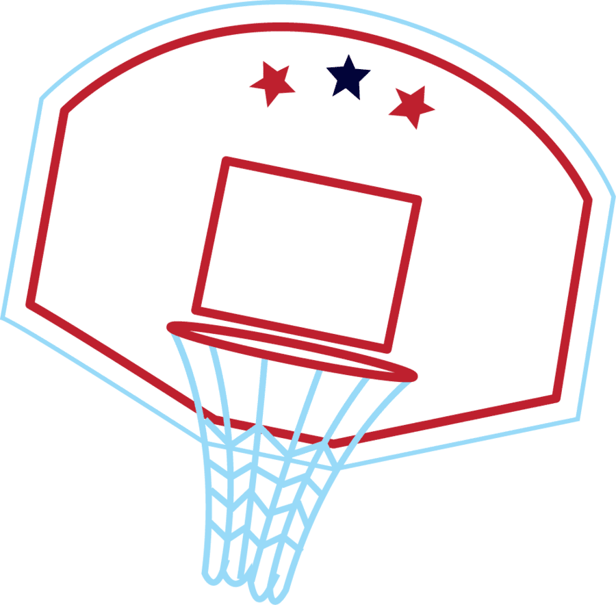 Basketball pin page clipart clip art 3