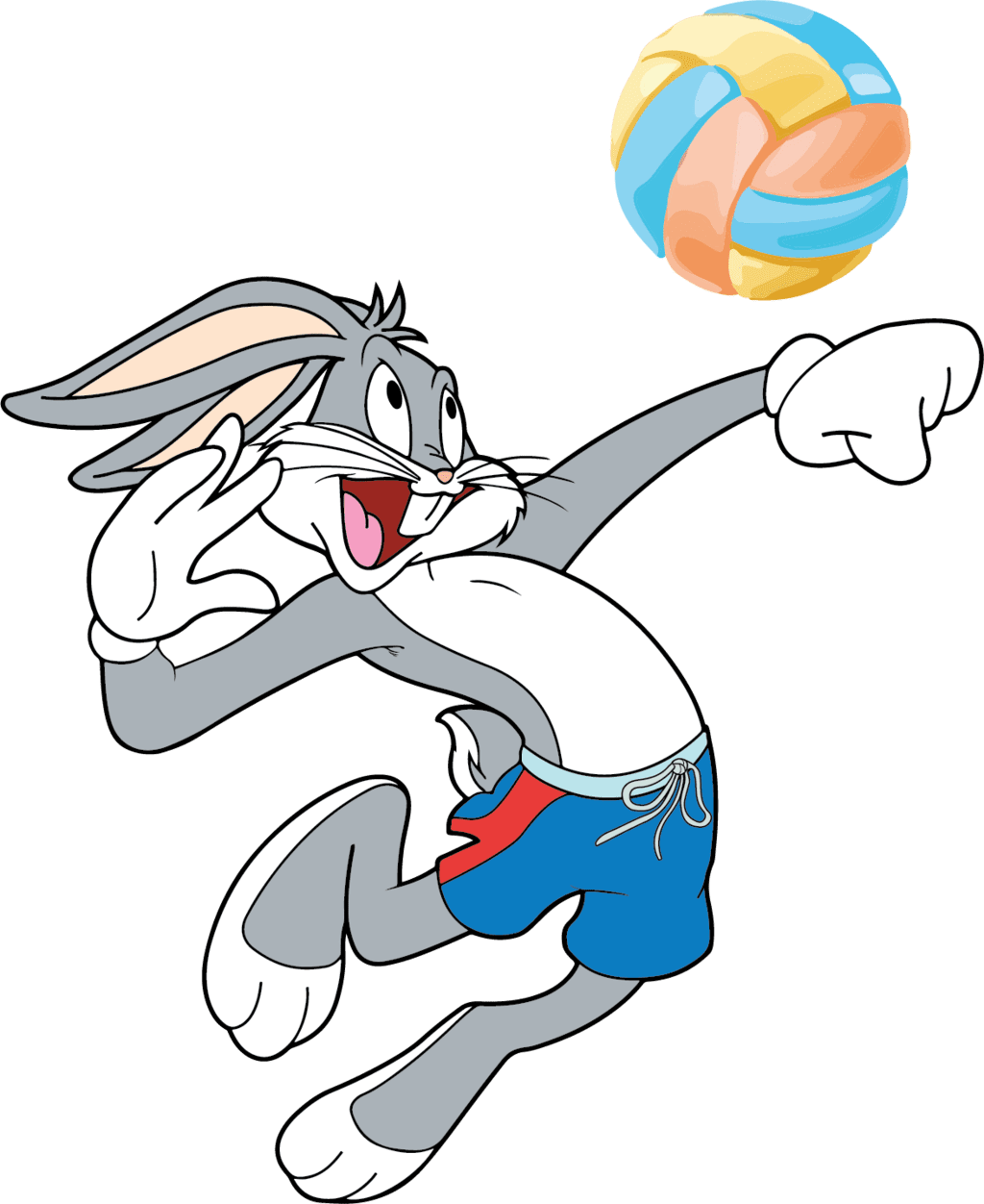 Volleyball pin page clipart picture 2