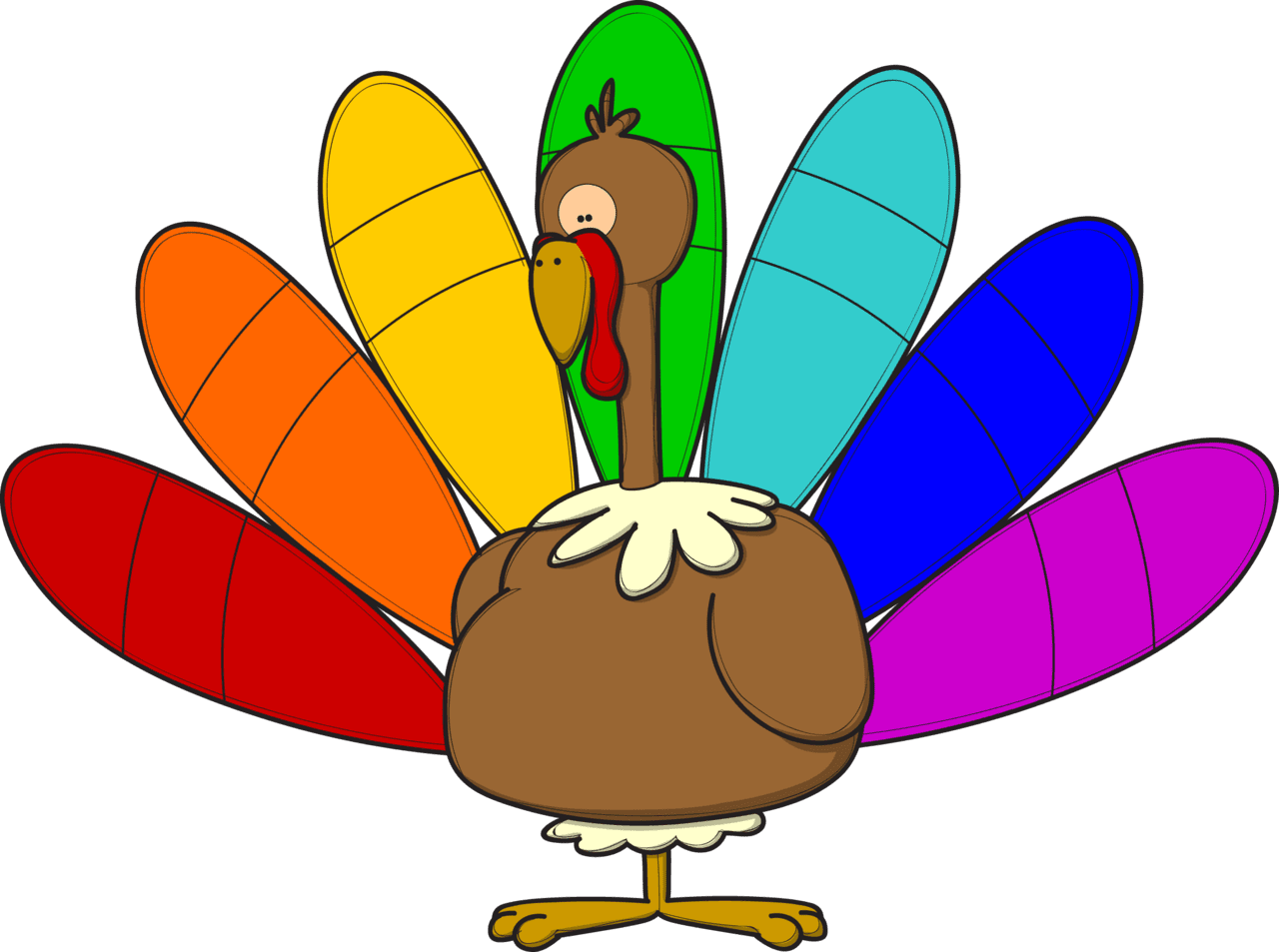 Turkey pin page clipart picture