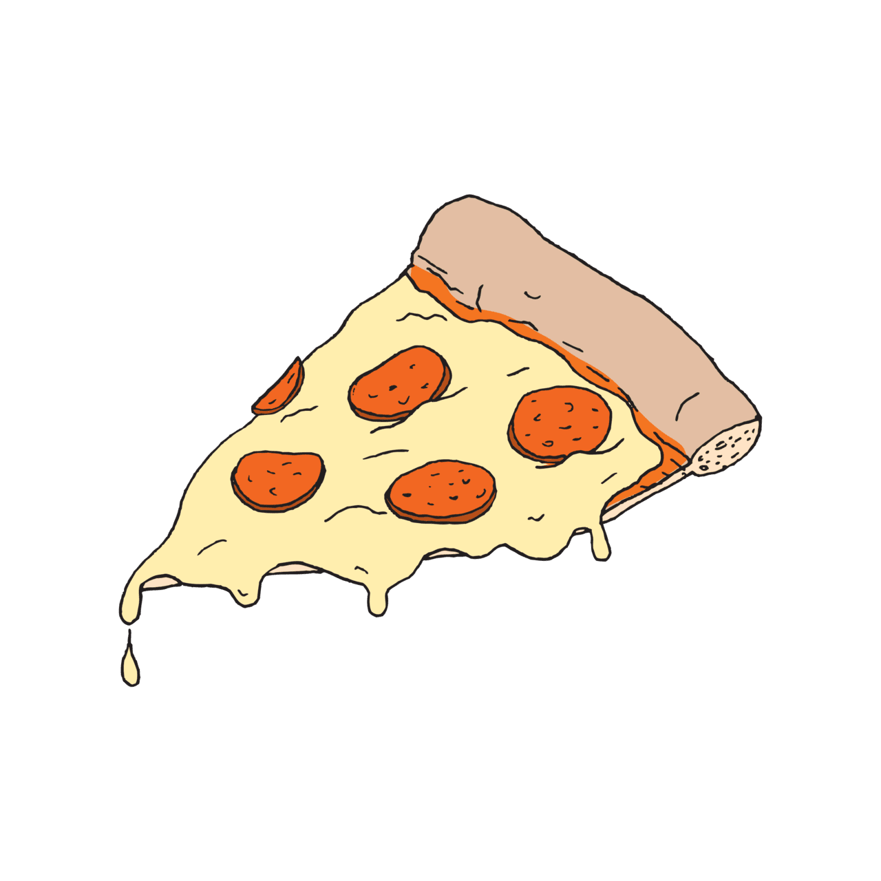 Pizza slice tattoo clipart photo