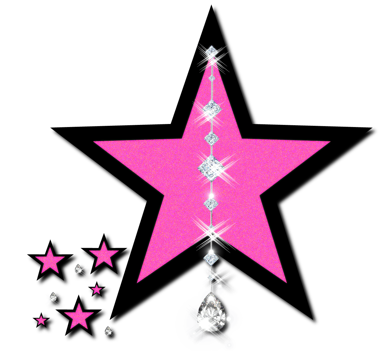 All star clipart vector