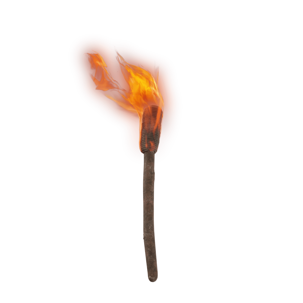 Fire hand torch clipart transparent