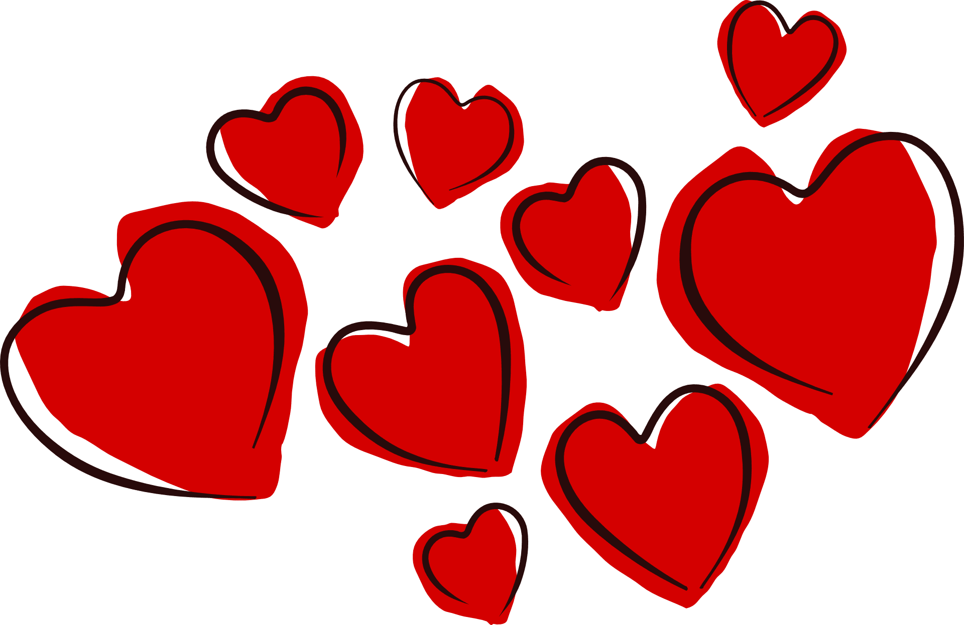 Love heart clipart logo