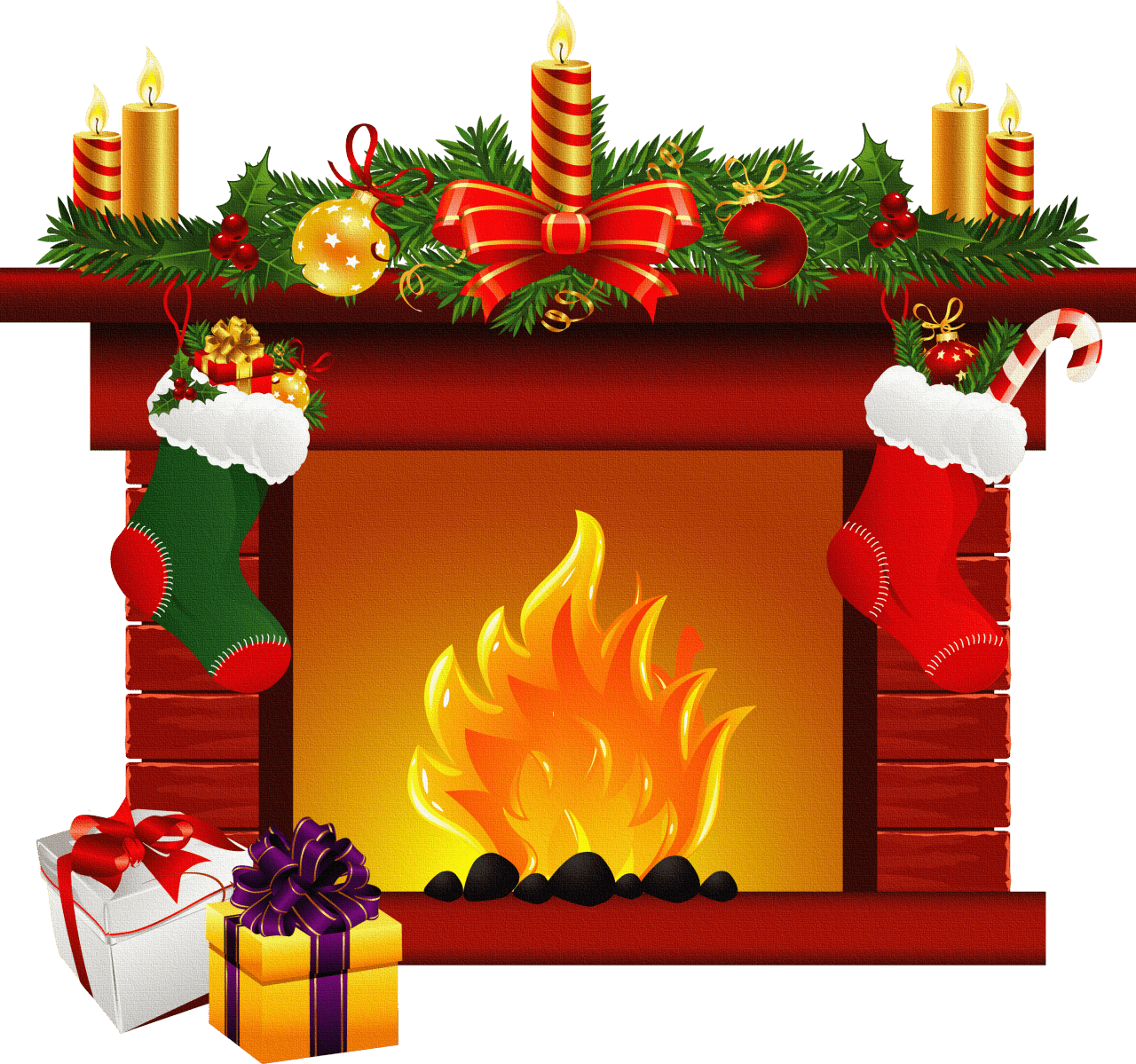 Fire place clipart image