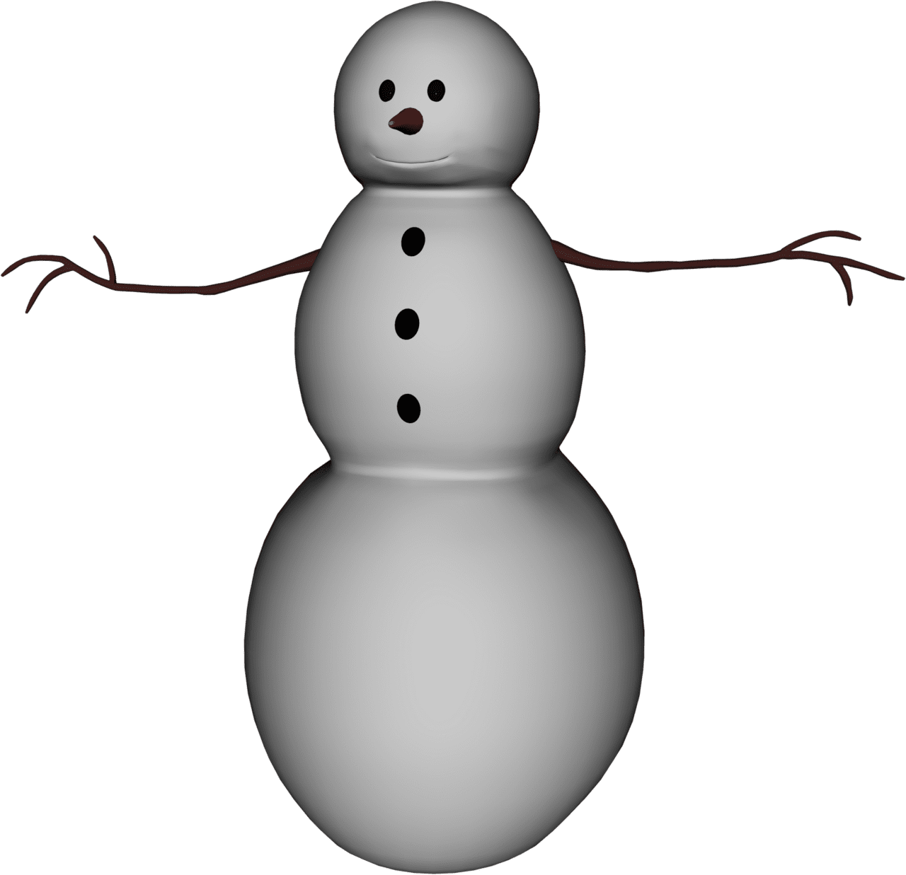 Skinny snowman clipart clip art