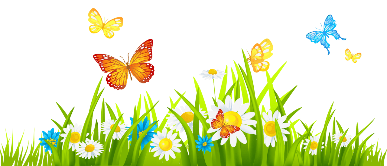 Grass and flowers clipart images clipartwiz