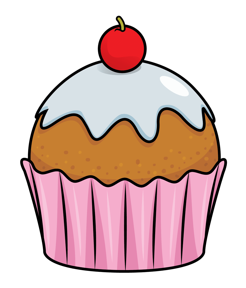 Birthday cake cupcake clipart pictures 2