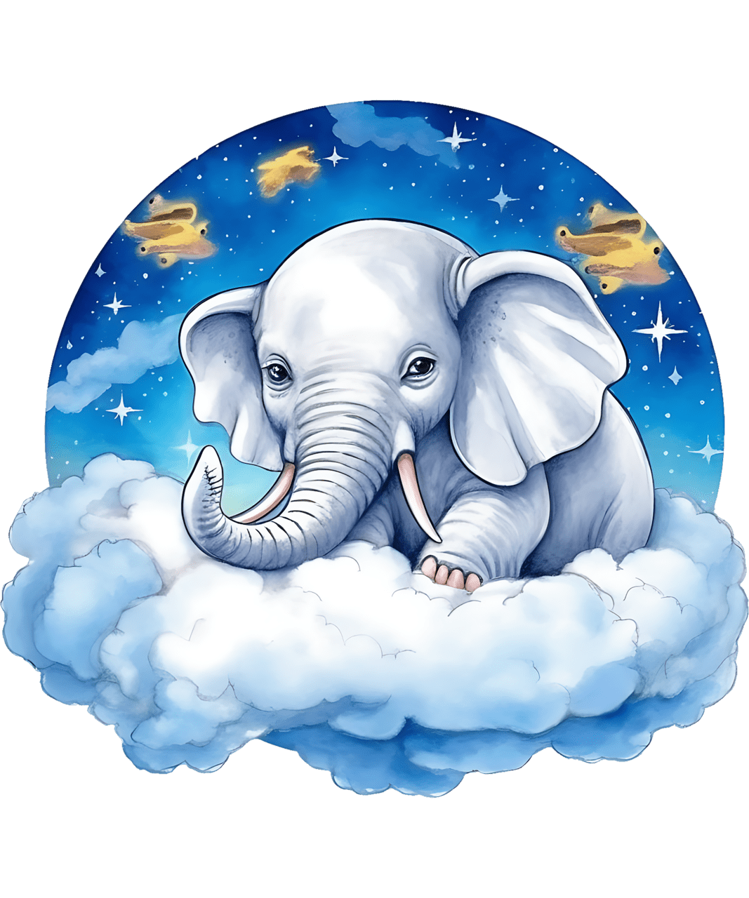 Elephant page clipart photo