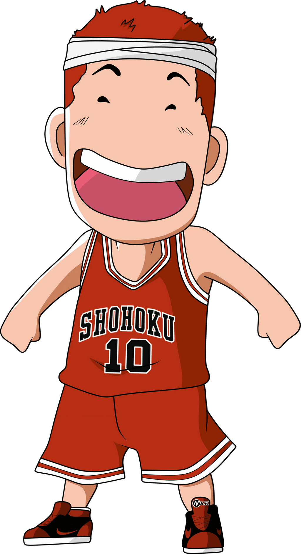 Basketball sakuragi hanamichi slamdunk by naironkr deviantart clipart image