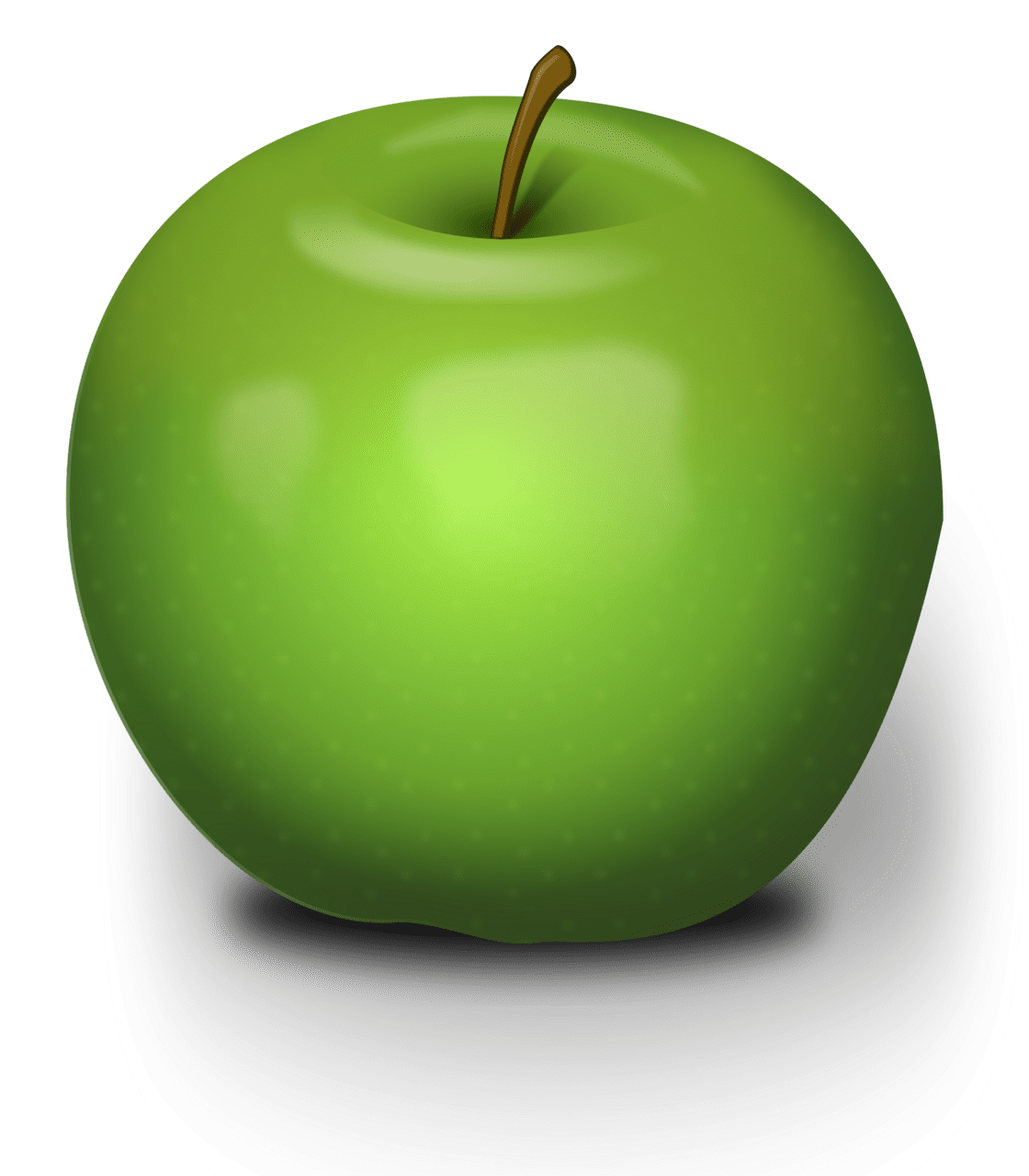 Green apple clipart background