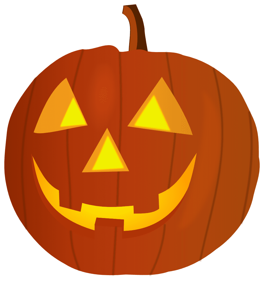 Halloween pumpkin clipart logo