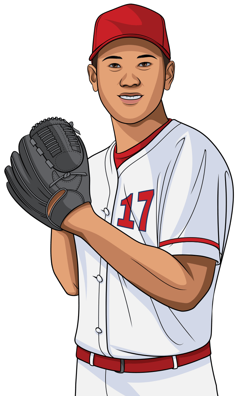 Baseball shohei ohtani sun clipart logo