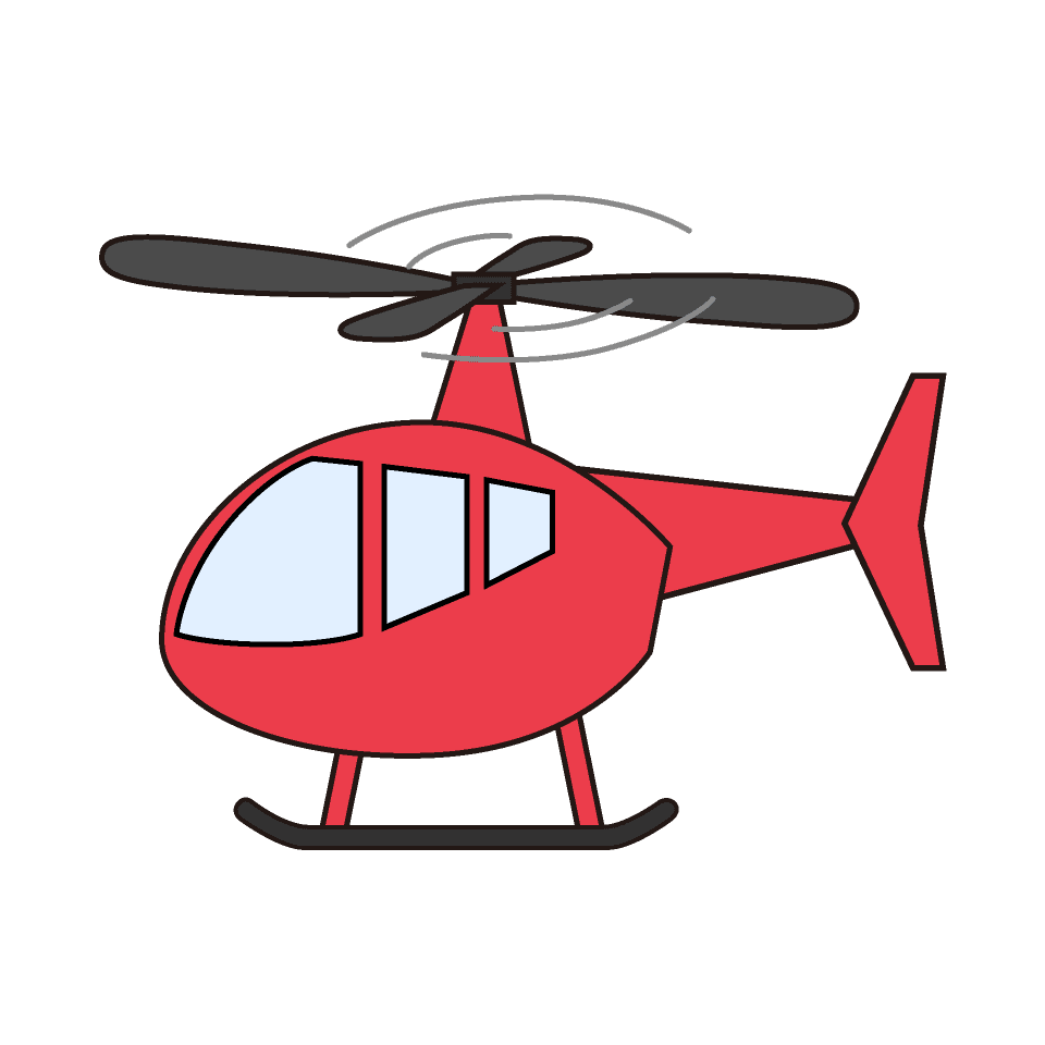 Airplane red helicopter clipart pictures illustoon