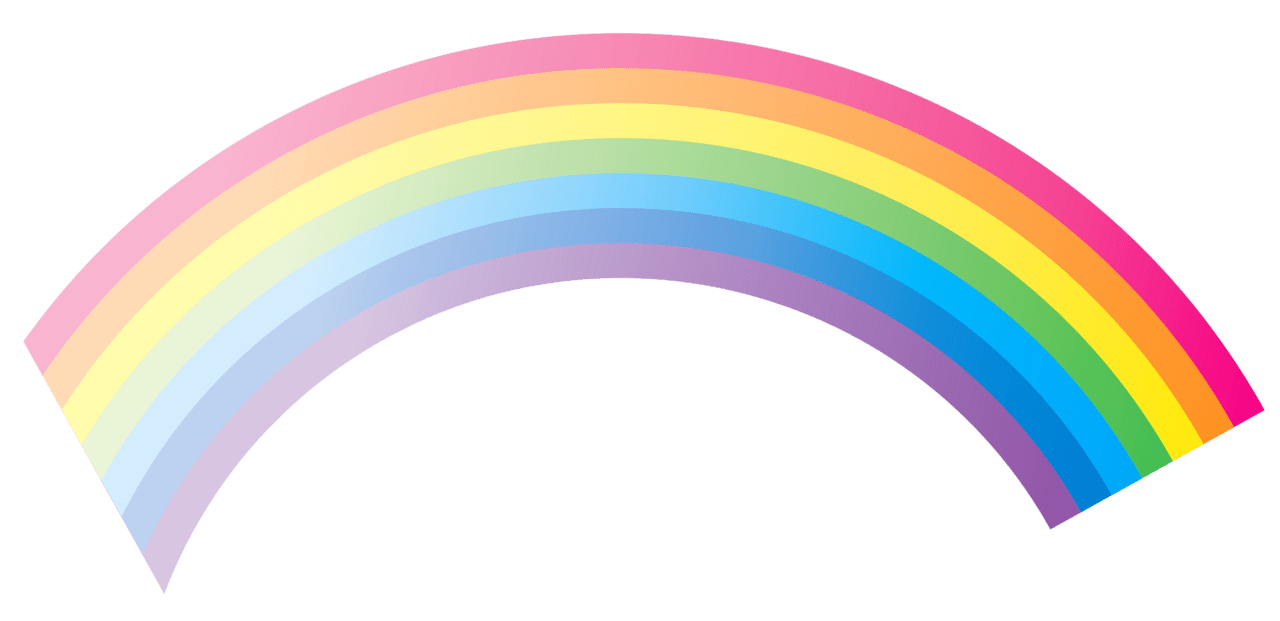 Rainbow clipart vector