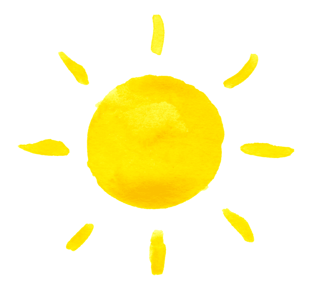 Watercolor sun happy sunshine by csdesigns clipart photo