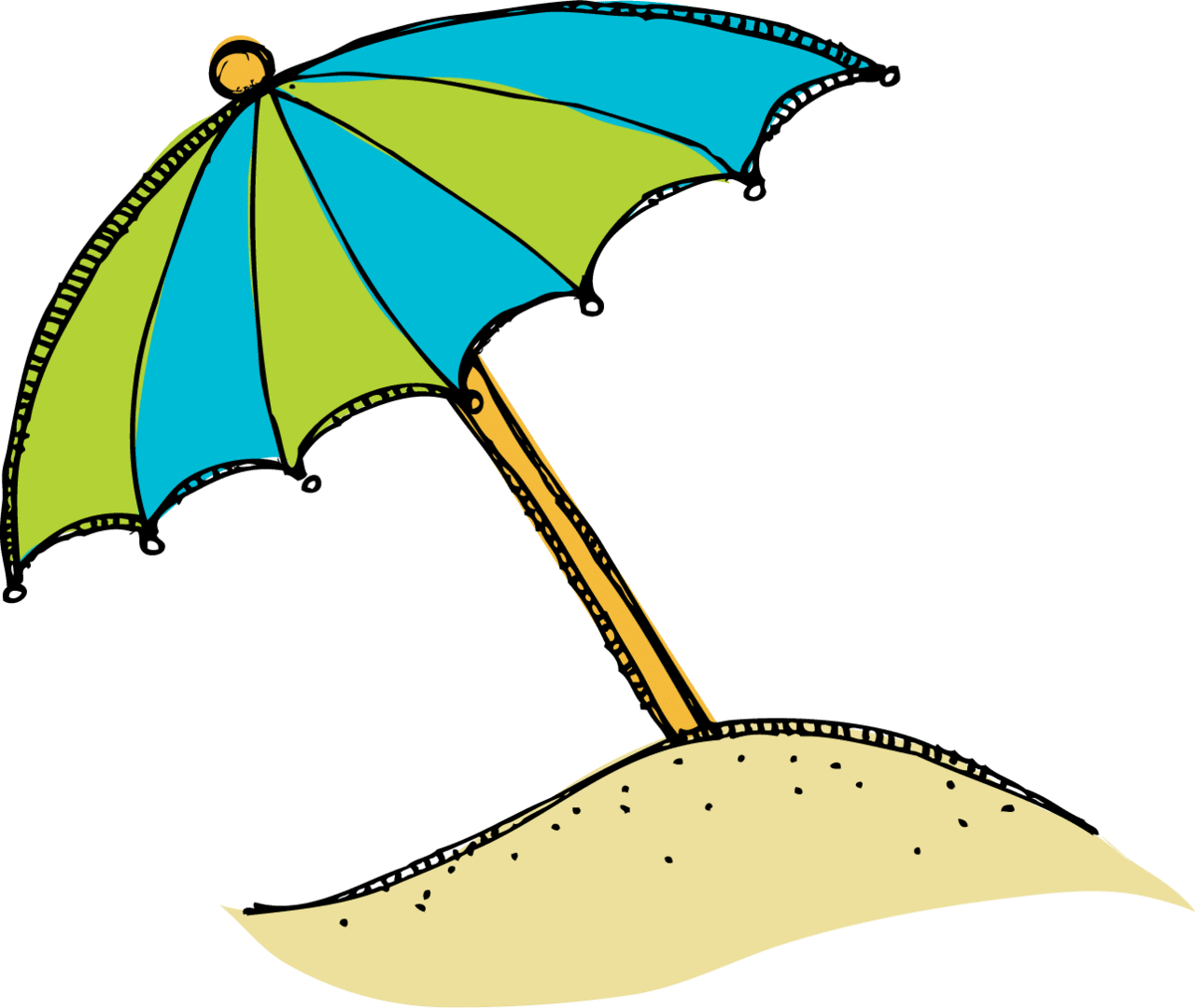 Summer beach umbrella clipart best free