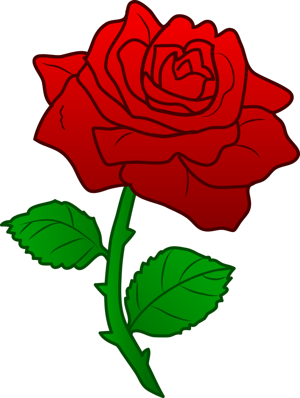 Clipart of rose bing clip art