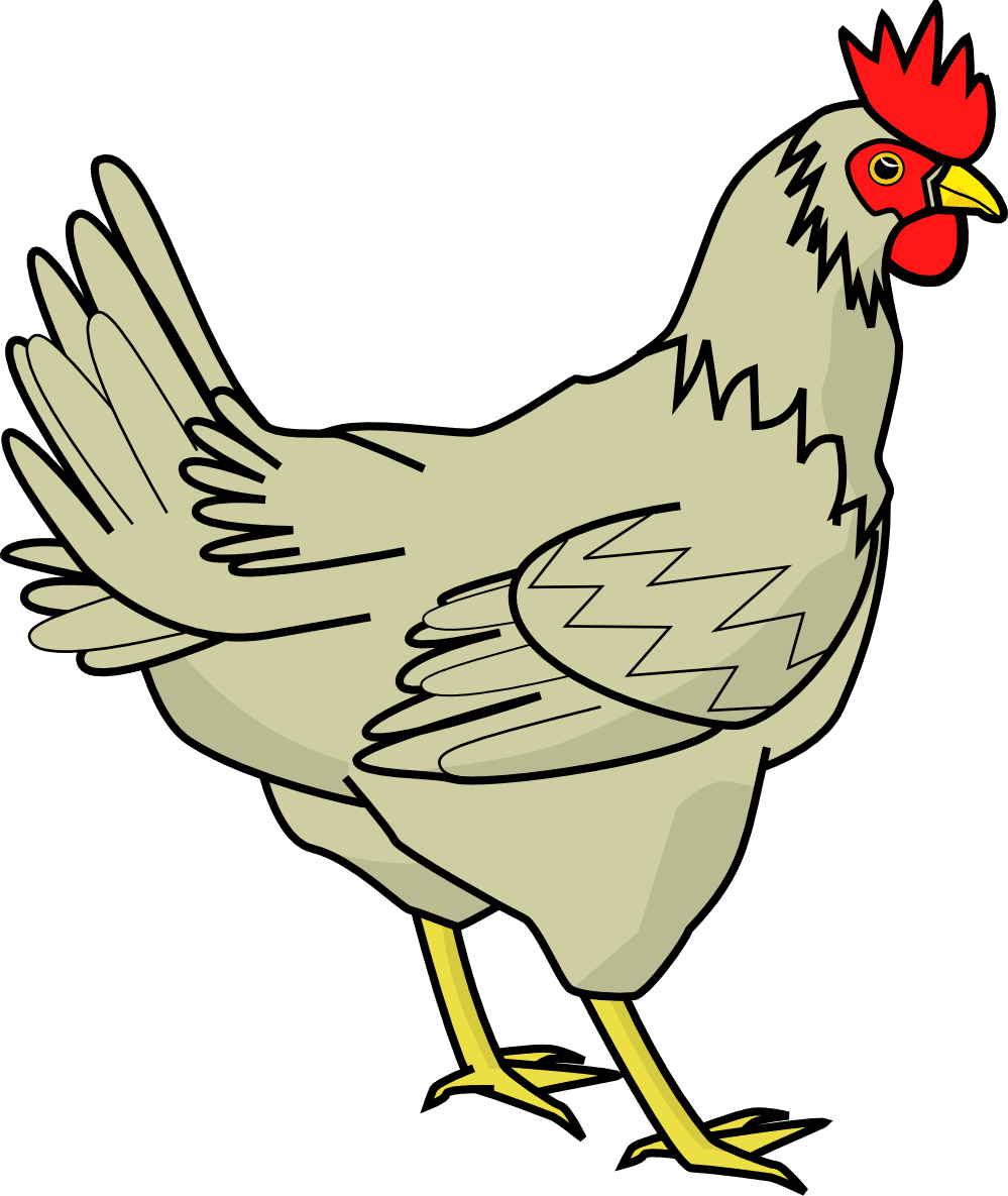 Chicken icken clipart black and white images