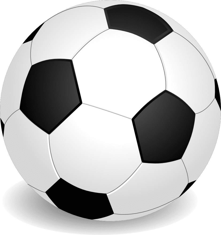 Soccer ball linelabels clipart football free