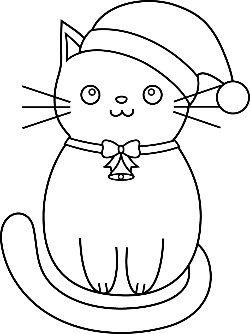 Cat printable coloring pages clipart logo