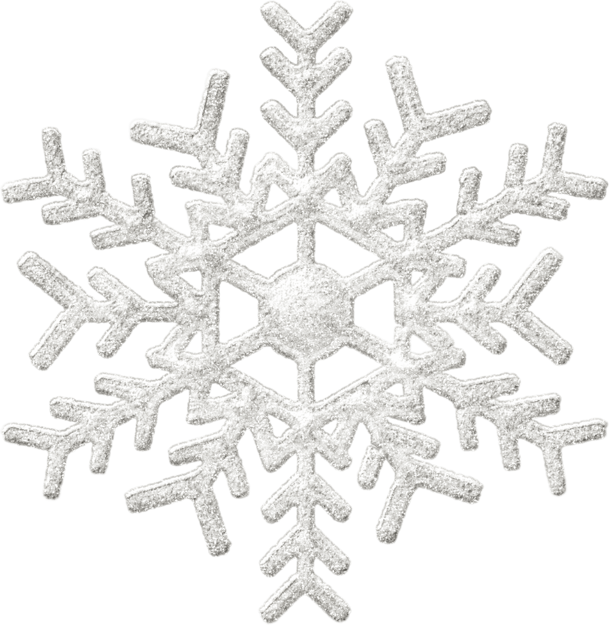 Snowflake image with background clipart