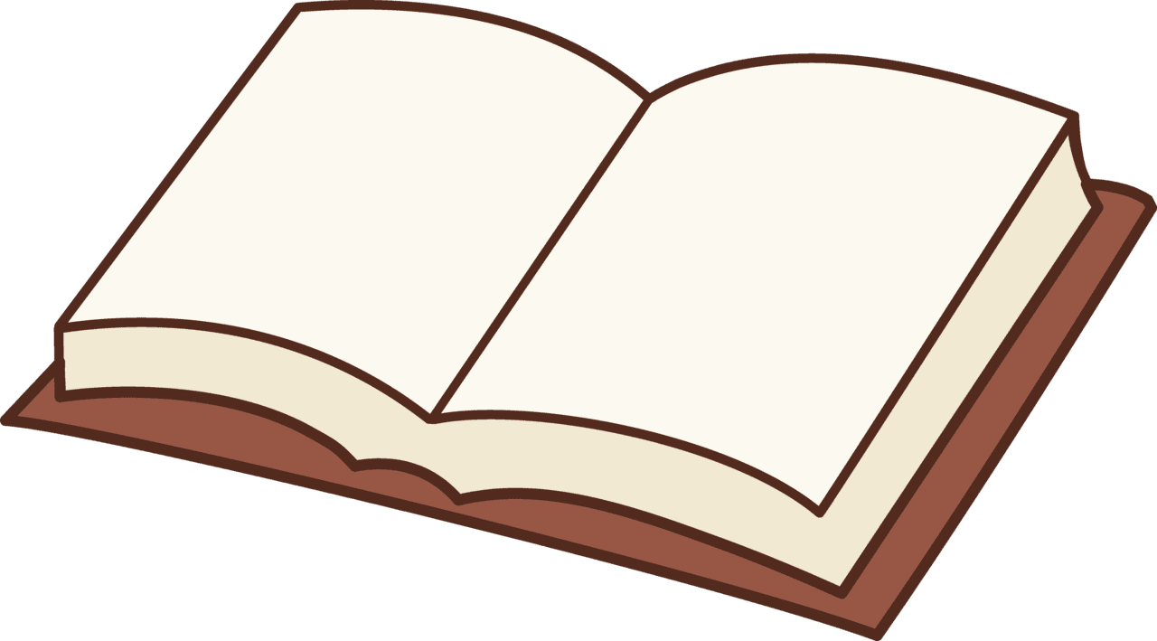 Book pin page clipart image