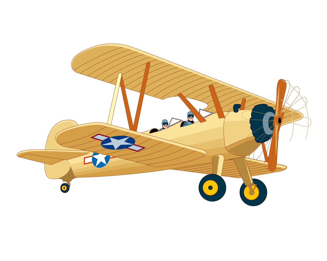 Airplane pin painting clipart photo