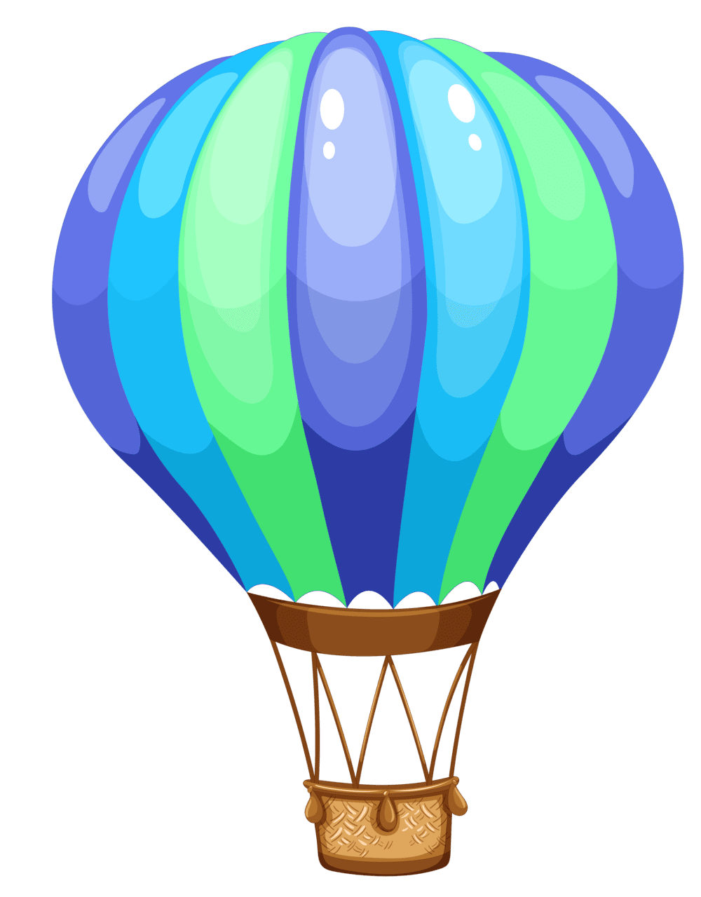 Clipart hot air balloon free