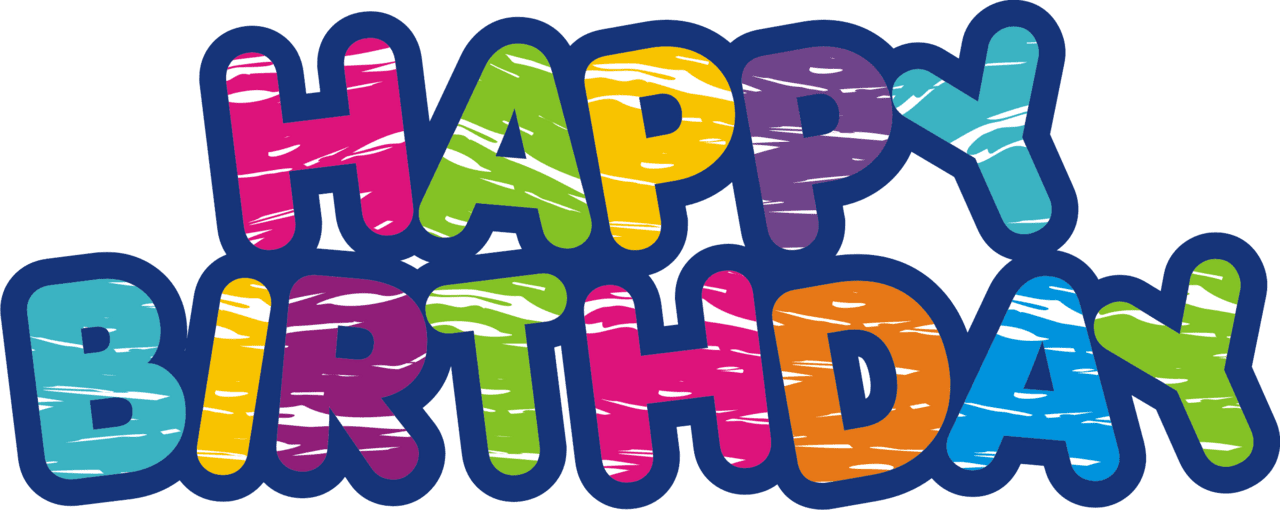 Happy birthday pin page clipart background