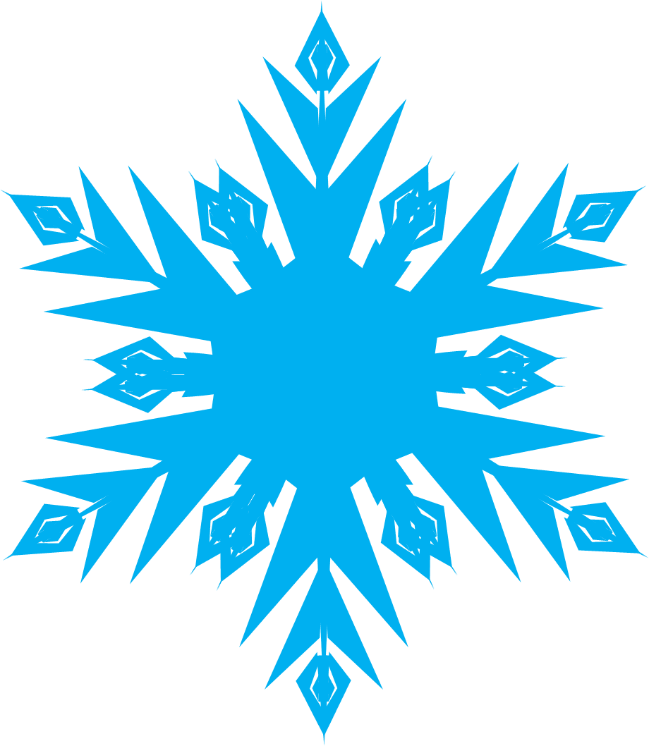 Snowflake pin page clipart vector