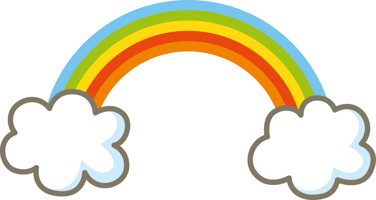 Rainbow happy clip imagery clipart