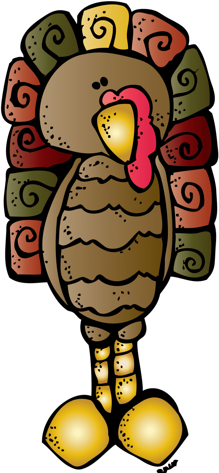 Turkey pin page clipart transparent